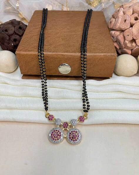 Beads-Beaded Gold-Plated Mangalsutra