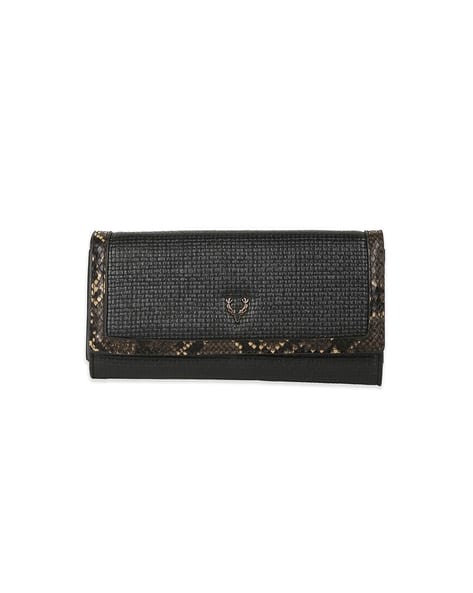Women Embellished Flap-Over Clutch