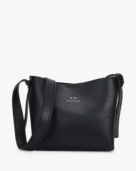 Giselle Bucket Bag with Golden Logo