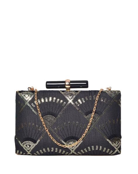 Embellished Classic Clutch
