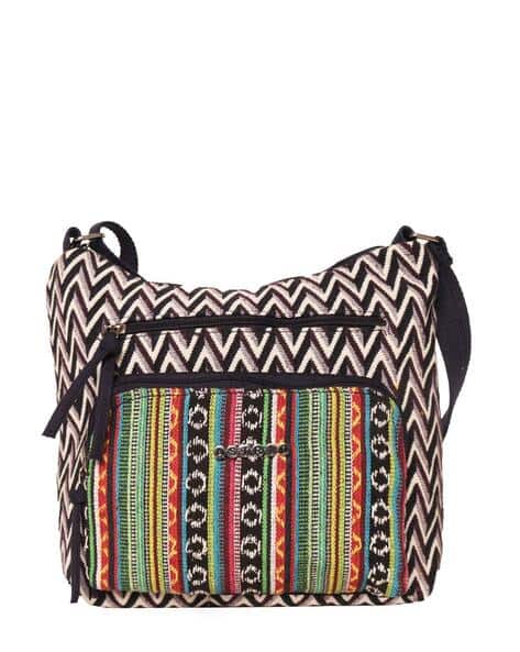 Chevron Print Sling Bag