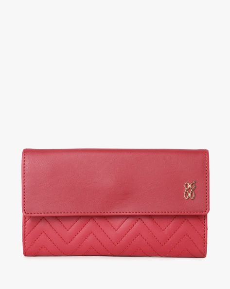 Clutch with Zip Pocket