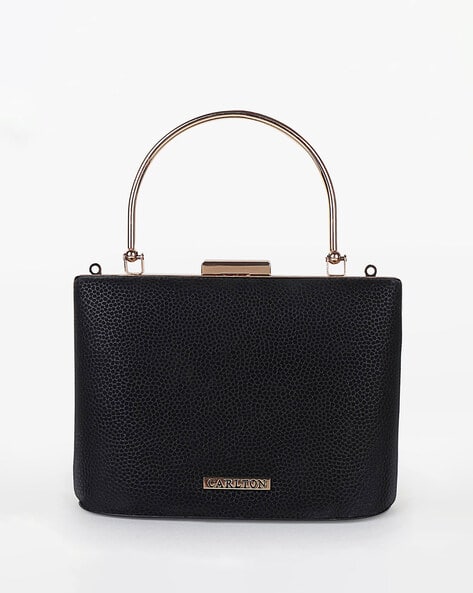 Women Clutch with Logo Accent