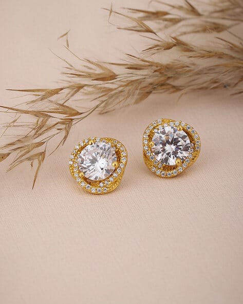 American Diamond Stud Earrings