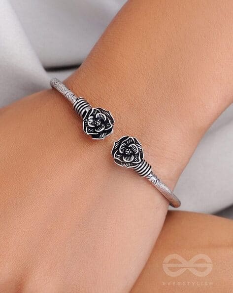 Women Rosa Mystica Bangle Bracelet
