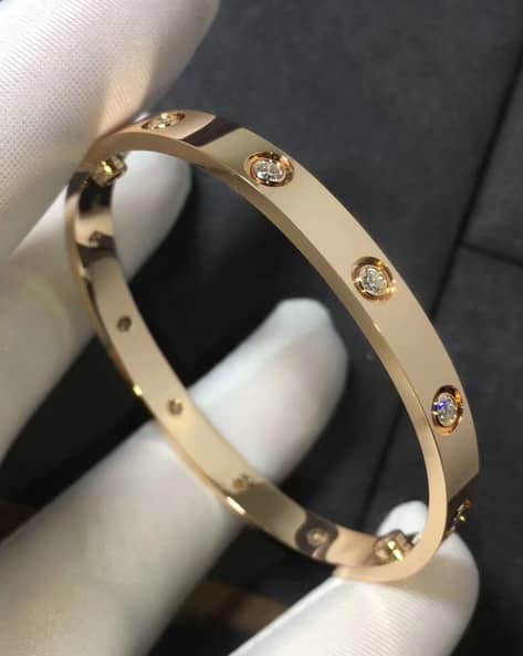 Stone-Studded Cuff Bracelet
