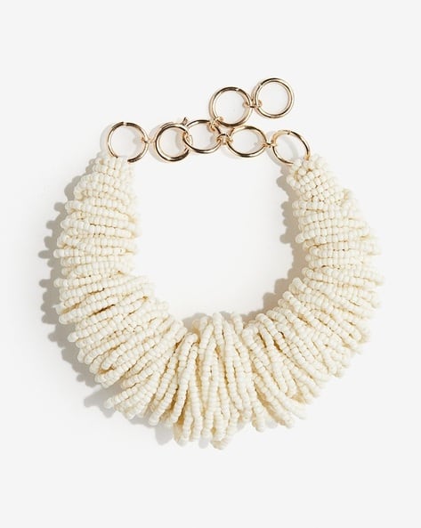 Glass-Bead Statement Bracelet