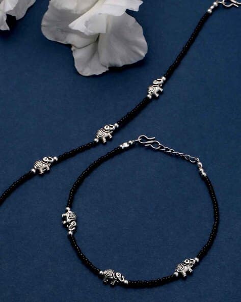 Evil Eye Thread Anklets For Women