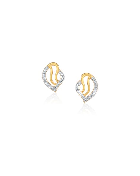 Cubic Zirconia Eternal Curve Earrings