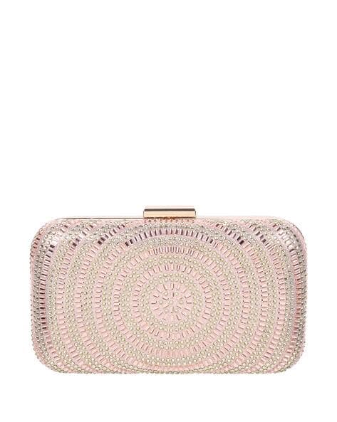 Embellished Box Clutch