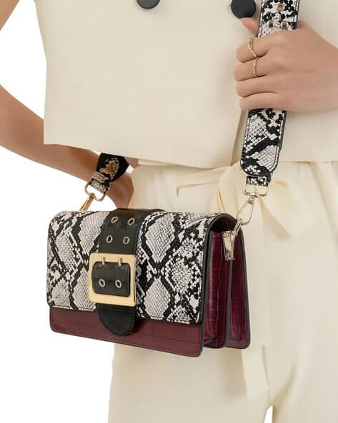 Reptilian Sling Hand Bag