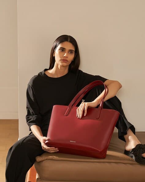 Kate Structured Shoulder Tote Bag