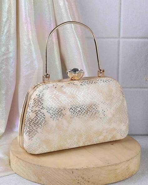 Women Clutch with Metal Accent