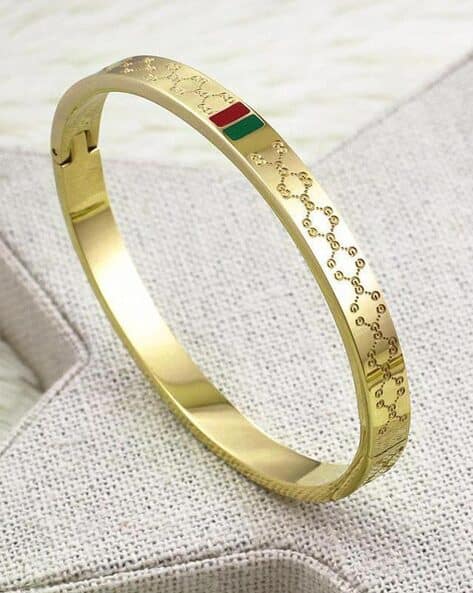 Gold-Plated Slip-On Bracelet