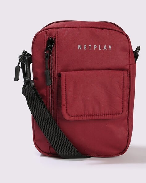 Men Crossbody Bag with Adjustable Strap