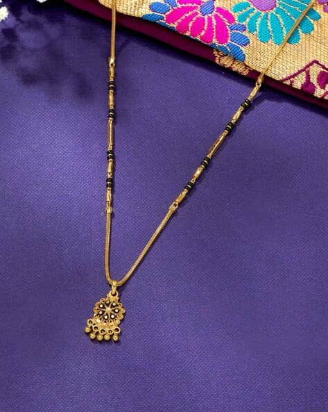Women Yellow Gold Shringar Modern Mangalsutra