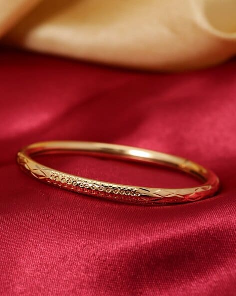 Gold-Plated Bangle-Style Bracelet