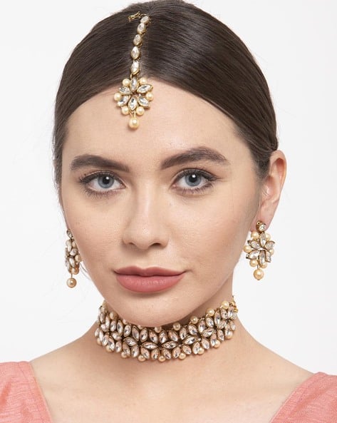 11278S Gold-Plated Kundan Multi-Piece Set