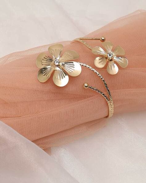 Gold-Plated Floral Armlet