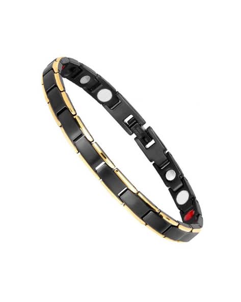 Gold Plated Titanium Magnetic Health Bracelet