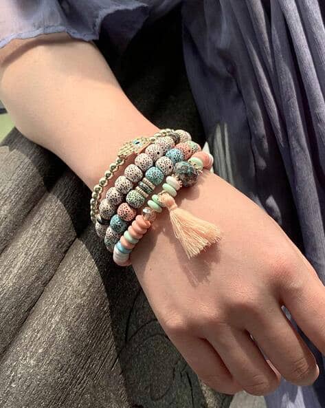 Beaded Slip-On Bracelet